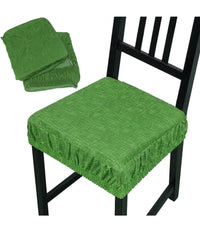 Set 6 Coprisedia Cuscini Con Fascia Elastica Per Sedie Imbottito Sfoderabile         