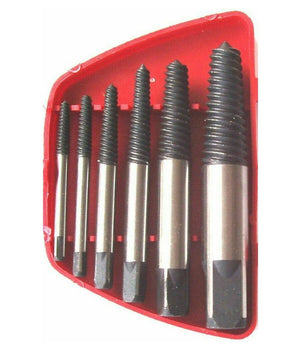 Set 6 Estrattori Per Viti Bulloni Rovinate Spezzate Prigionieri Viti Spezzati         