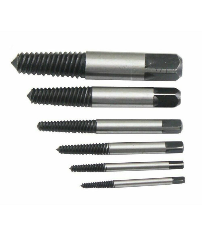 Set 6 Estrattori Per Viti Bulloni Rovinate Spezzate Prigionieri Viti Spezzati         