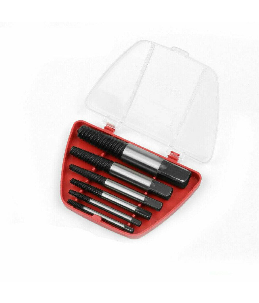 Set 6 Estrattori Per Viti Bulloni Rovinate Spezzate Prigionieri Viti Spezzati         