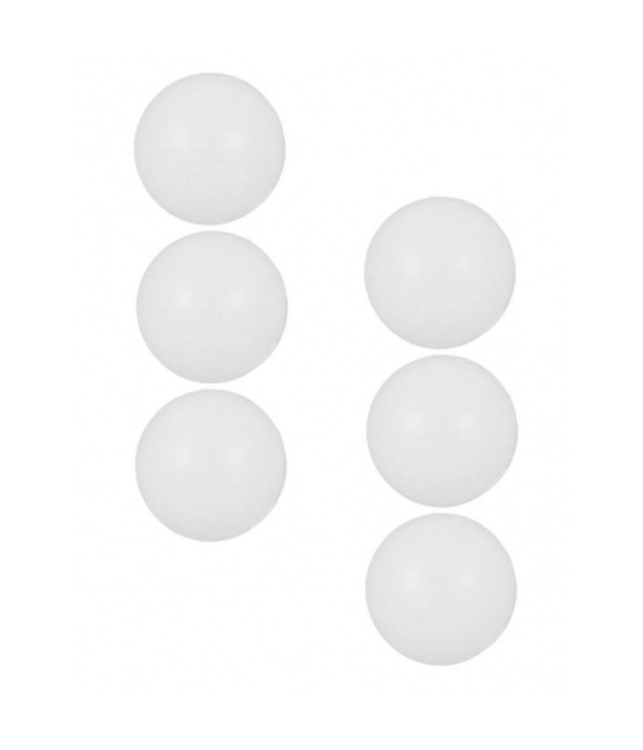 Set 6 Palline Palla Pallina Bianco Palle Da Ping Pong Tennis Tavolo Bianche         