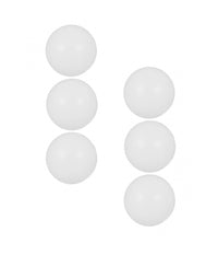 Set 6 Palline Palla Pallina Bianco Palle Da Ping Pong Tennis Tavolo Bianche         