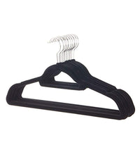 Set 6 Pezzi Gruccia Grucce In Velluto Appendi Abiti Camicie Vestiti Salvaspazio         