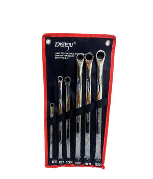 Set 6 Pz Chiavi Inglesi Extra Lungo Double Chiavi Poligonali Da 8mm-21mm Metrico         