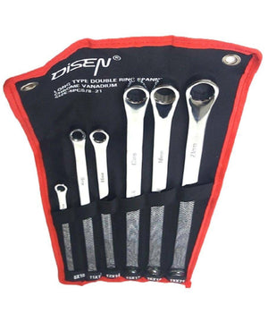 Set 6 Pz Chiavi Inglesi Extra Lungo Double Chiavi Poligonali Da 8mm-21mm Metrico         