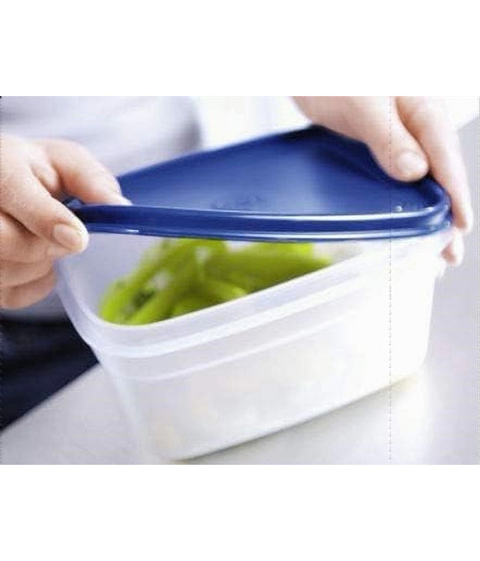 Set 6 Pz Contenitori Ermetici Con Coperchio Per Conservare Alimenti Rettangolari         