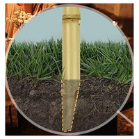 Trade Shop - Set 6 Pz Torcia In Bambù Naturale 60 Cm Da Giardino Per Esterni Con Stoppino 011842 -        