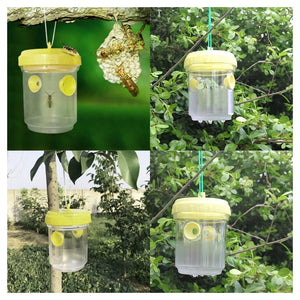 Trade Shop - Set 6 Pz Trappola Per Vespe Calabroni Insetti Da Appendere Balcone Giardino 020176 -        
