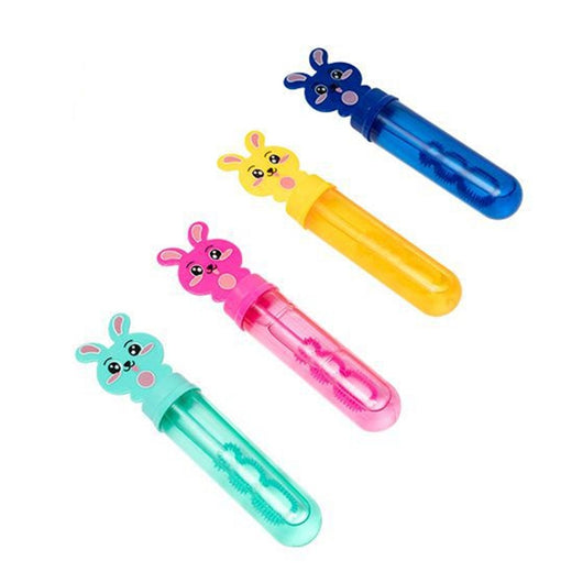 Trade Shop - Set 6 Pz Tubo Bolle Di Sapone Con Coniglietto Bacchetta Da 35 Ml Per Bambini 6560287 -