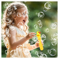 Trade Shop - Set 6 Pz Tubo Per Bolle Di Sapone Con Anatra Bacchetta Da 35 Ml Per Bambini 6560285 -