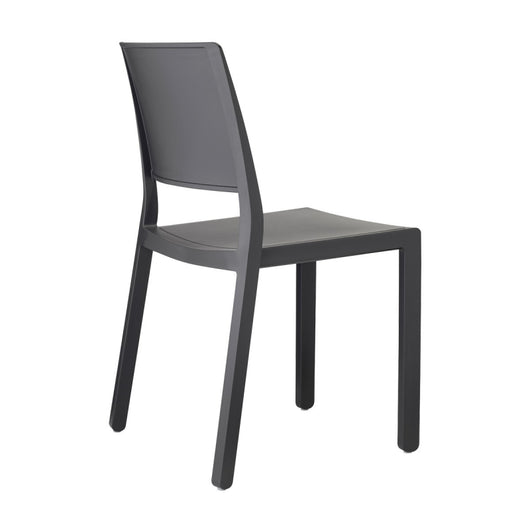 SET 6 SEDIE KATE TECNOPOLIMERO - Antracite 81