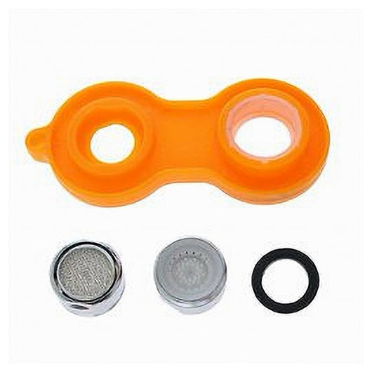 Trade Shop - Set 6pz Aeratore Rubinetto M24 In Abs Filtro Bagno Cucina Chiave Rompigetto 87988 -