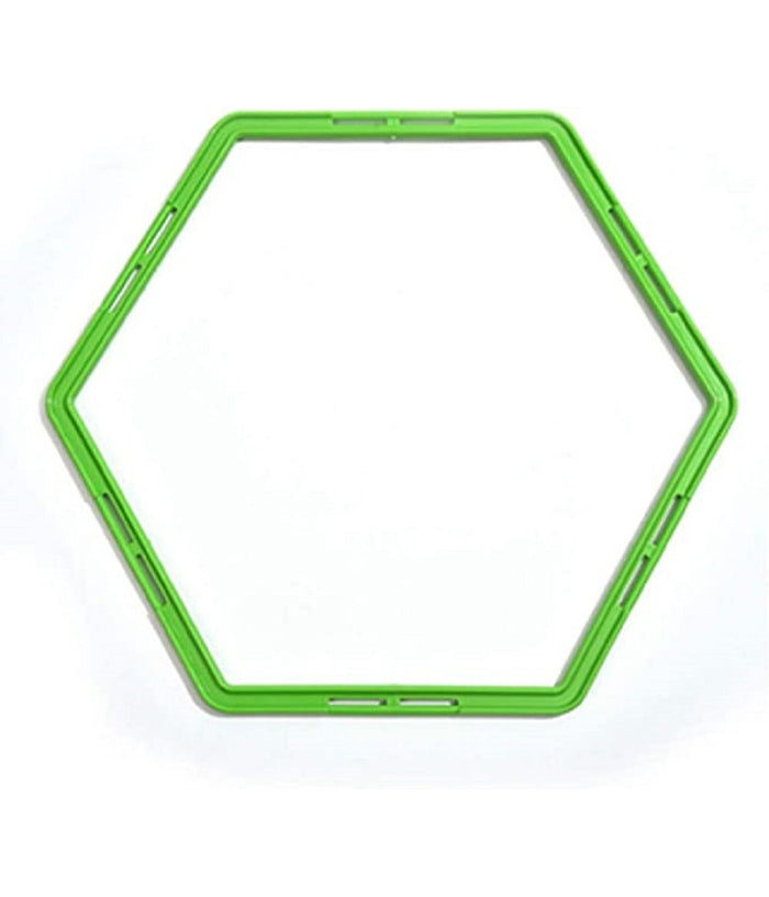 Set 6pz Cerchi Piatti Allenamento Agilità  Esagonale Per Calcio Fitness Da 50cm         