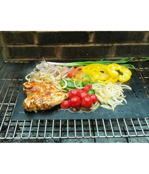 Set 6pz Tappetini In Teflon Per Griglia Barbecue 40x33 Cm Riutilizzabili 7823804         