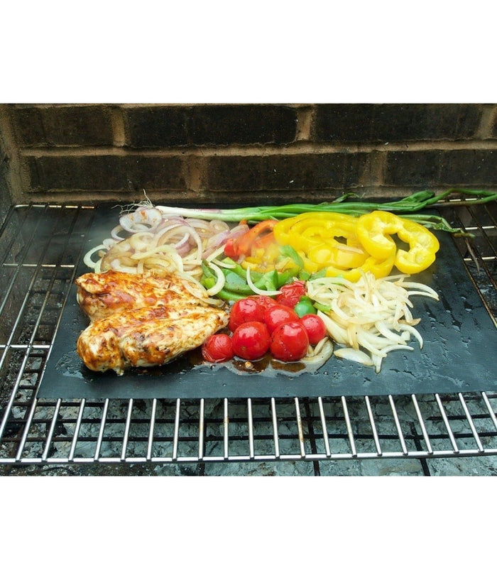 Set 6pz Tappetini In Teflon Per Griglia Barbecue 40x33 Cm Riutilizzabili 7823804         