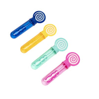 Trade Shop - Set 6pz Tubo Bolle Di Sapone Con Caramella Lecca-lecca Bacchetta Da 35ml Bambini 6560286 -