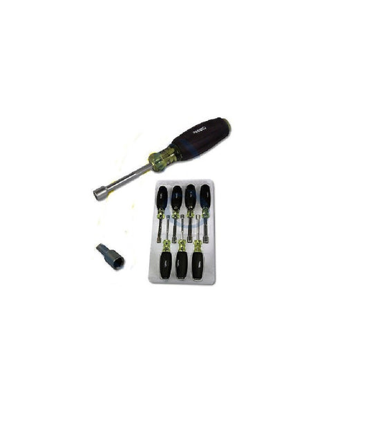 Set 7 Cacciaviti Cacciavite A Impatto Cr-v Bussola Cromo Vanadio Ergonomici         