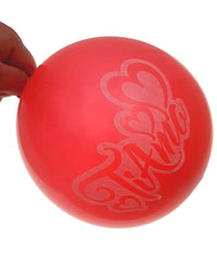 Set 12 Pezzi Palloncini Palloncino Scritta Ti Amo Rosso Festoni Decorazione         
