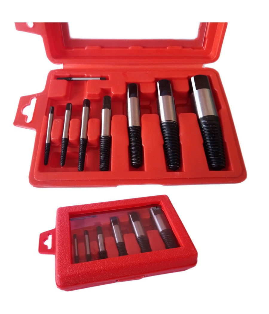 Set 8 Estrattori Per Viti Bulloni Rovinate Spezzate Prigionieri Viti Spezzati         