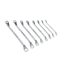 Set 8 Pezzi Chiavi Chiave Anello Anelli Ring Spanner 6 A 20 Mm 7 A 22 Mm Fisse Acciaio         