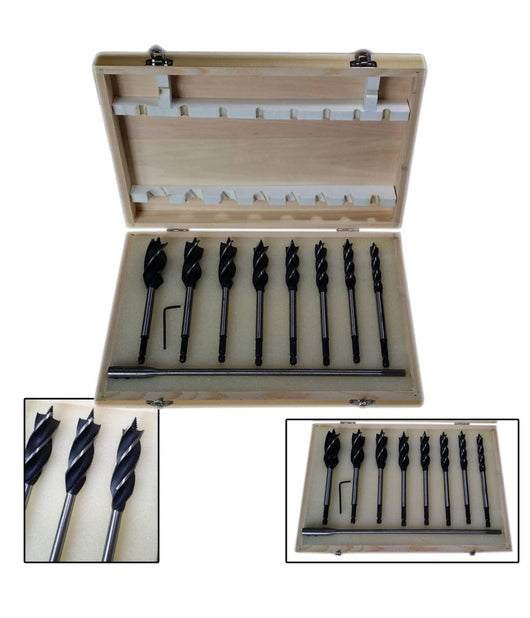 Set 8 Punte Per Trapano Tassellatore Puntale Autofilettante Legno Con Prolunga         
