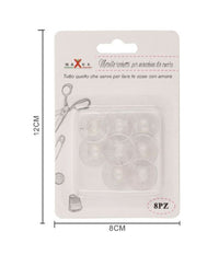 Set 8 Rocchetti Spolina Plastica Bobine Raccogli Filo Per Macchina Cucire 87533         