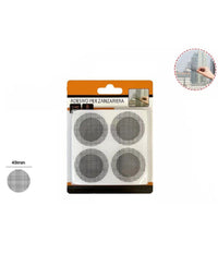 Set 8pz Toppe Nastro Adesivo Zanzariere 40mm Riparazione Schermo Zanzariera Rete         