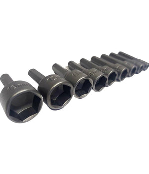 Set 9 Inserti Chiave Esagonale Per Avvitatore Chiave A Bussola Codolo Esagonale         