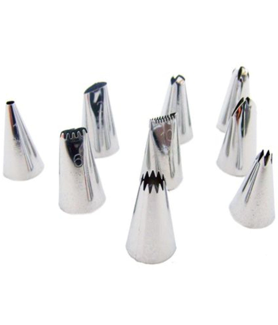 Set 9 Pezzi Di Beccucci Per Sac A Poche Ricambio Tasca Pasticciere  Torte Dolci         