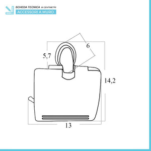 Set accessori a muro 5 pezzi in acciaio cromato viti incluse  Facile