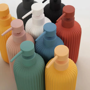 Set accessori bagno 2 pezzi in ceramica giallo soft touch Spring