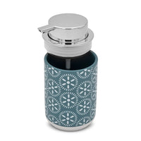 Set accessori bagno 3 pezzi da appoggio in ceramica turchese cobalto  Circus