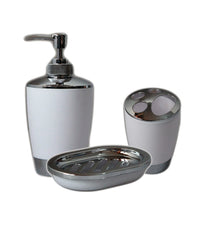 Set Accessori Bagno Porta Saponetta Dispenser Sapone Liquido Porta Spazzolini         