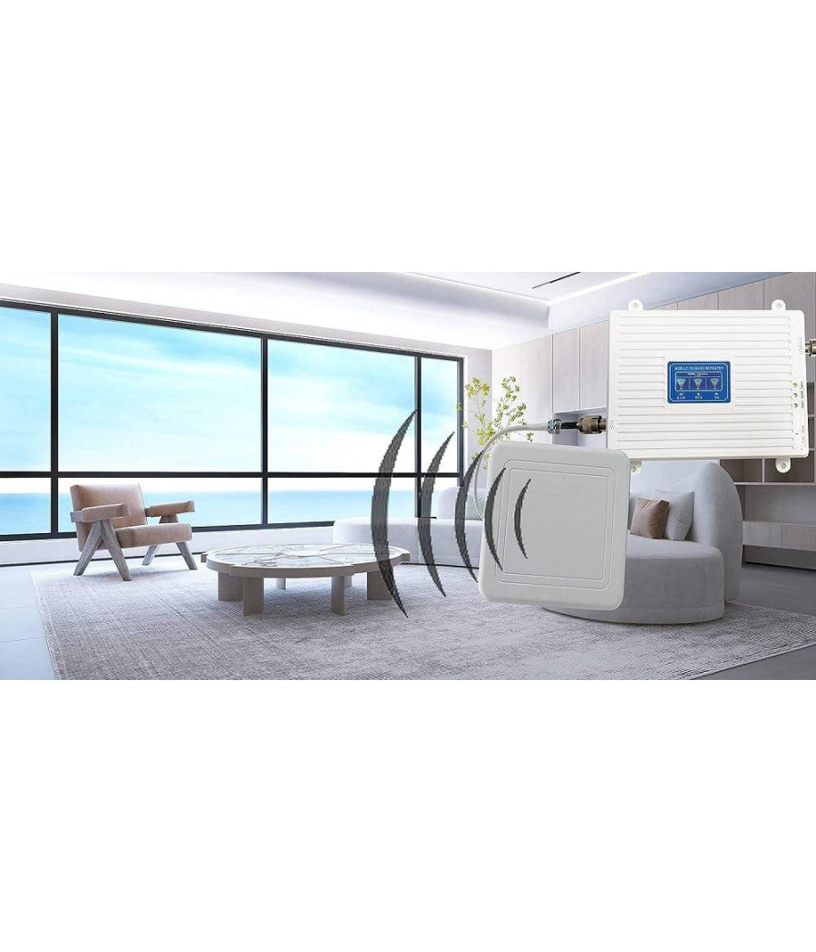 Set Amplificatore Segnale Cellulare 2g 3g 4g Lte 900 1800 2100 Mhz Dcs Wcdma Gsm         