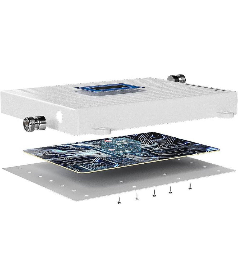 Set Amplificatore Segnale Cellulare 2g 3g 4g Lte 900 1800 2100 Mhz Dcs Wcdma Gsm         