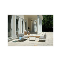 Set angolare Tunisi MOIA con divani/lettino bianco