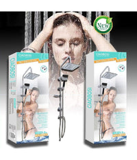 Set Bagno Colonna Doccia Saliscendi Cromato Rubinetto Soffione Doccetta Tx-8203         