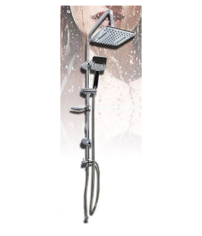 Set Bagno Colonna Doccia Saliscendi Cromato Rubinetto Soffione Doccetta Tx-8203         