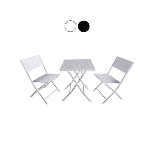 Set Balcone Fold Bianco Vette 09631