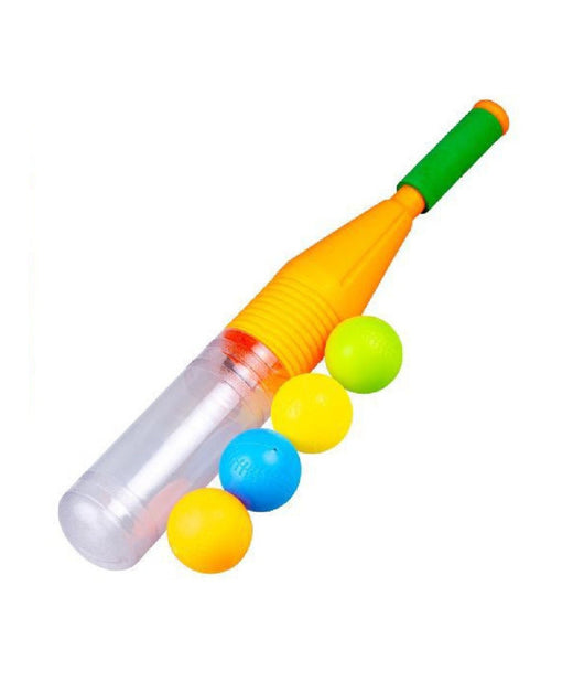 Set Baseball Con Mazza 55 Cm + 4 Palline Per Bambini 2 Colori Assortiti 6563014         