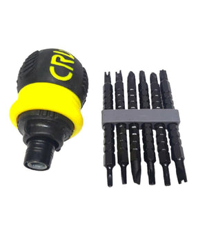 Set Cacciavite A Cricchetto 13 In 1 Multifunzione Inserti Punte Magnetiche 07359         