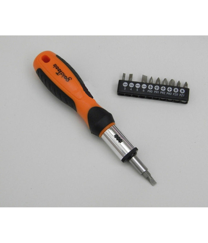 Set Cacciaviti Giraviti A Cricchetto Di Precisione Professionale Da Elettricista         