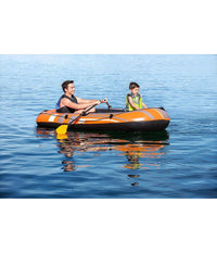 Set Canotto Gommone Kondor 3000 232x115x36cm Con Remi 124 Cm Pompa Manuale 61102         