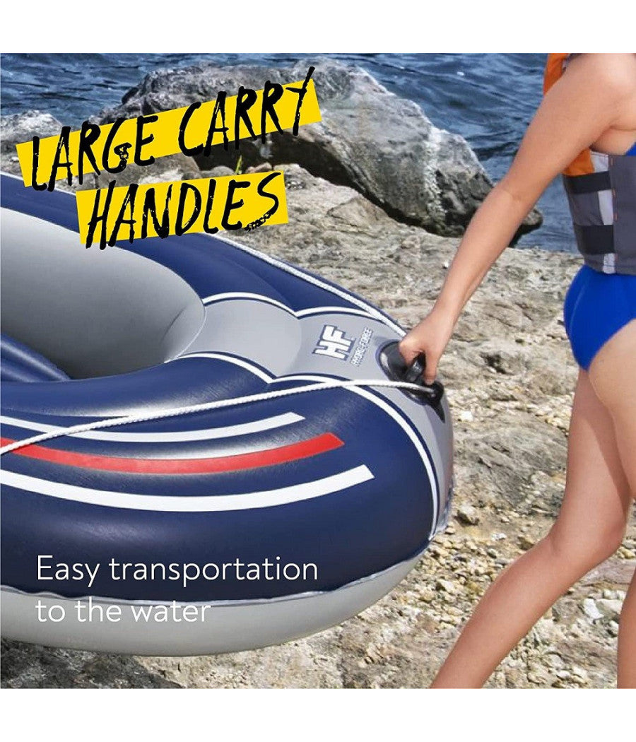Set Canotto Gonfiabile Gommone Treck X1 228x121x36cm Con Remi Pompa Pedale 61083         