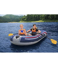 Set Canotto Gonfiabile Gommone Treck X1 228x121x36cm Con Remi Pompa Pedale 61083         