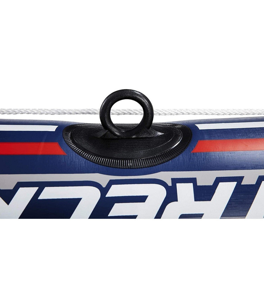 Set Canotto Gonfiabile Gommone Treck X1 228x121x36cm Con Remi Pompa Pedale 61083         