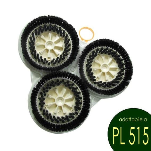 SET CARTER PAD/abrasive   SETOLE MODULI PECARI Pulilux Folletto PL515 - Vorwerk Compatibili