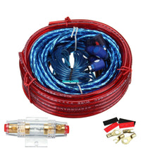 Set Cavi Fusibili Impianto Stereo Audio Auto Per Alte Prestazioni Anti Disturbo         