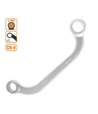 Set Chiave Fissa Poligonale Doppia A U Da 17-19 Mm Cromata Chrome Vanadium 97694         