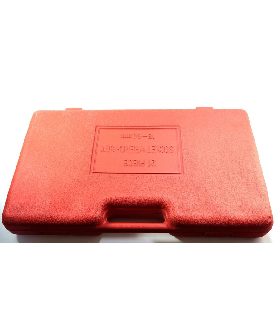 Set Chiavi A Bussola 3/4 21 Pz. 19-50mm Per Camion E Trattori Chrome Vanadium         